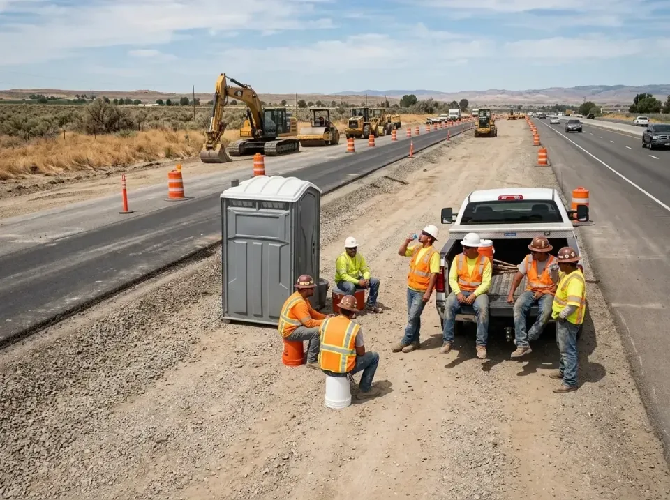highway-road-construction-crew-007 — frequently asked questions, Porta Potty and Restroom Rentals in Collins, MS